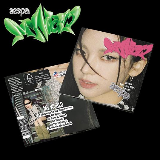 My World - The 3rd Mini Album (Poster Version - Karin Cover) - CD Audio di Aespa