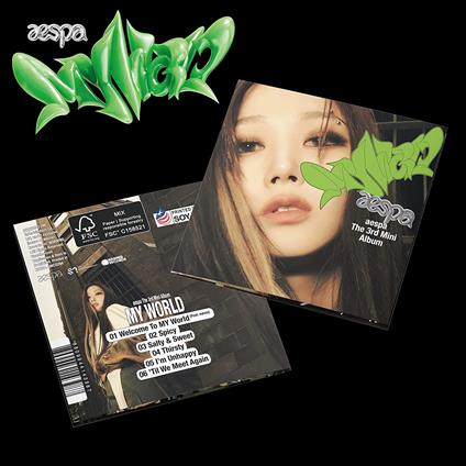My World - The 3rd Mini Album (Poster Version - Giselle Cover) - CD Audio di Aespa