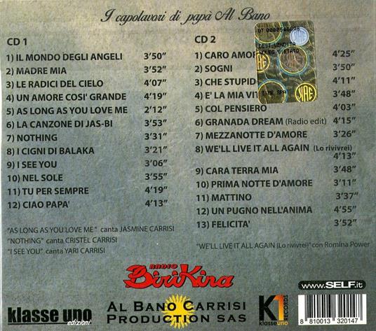 I capolavori di papà Al Bano - CD Audio di Al Bano - 2