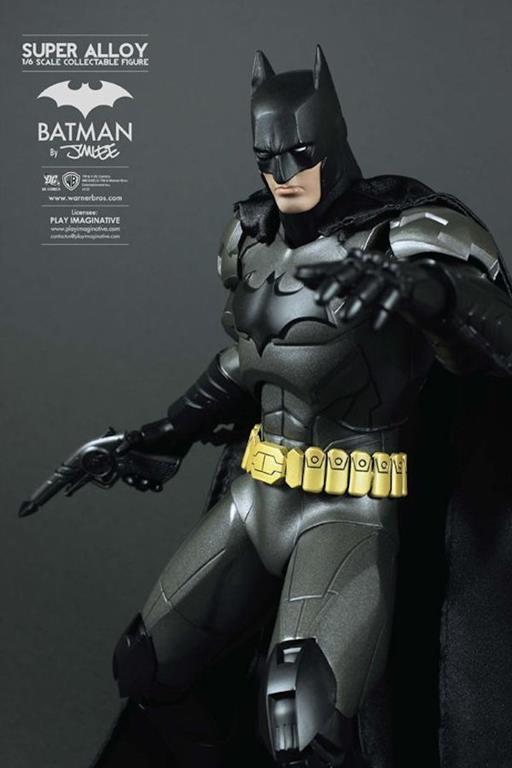 Dc Comics Play Imaginative Super Alloy Batman By Jim Lee 1/6 Limited Figure - 4