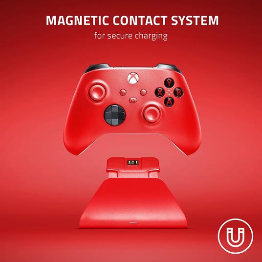 Razer RC21-01750400-R3M1, Base di ricarica, Xbox One, Rosso, USB, Microsoft, Cina - 3