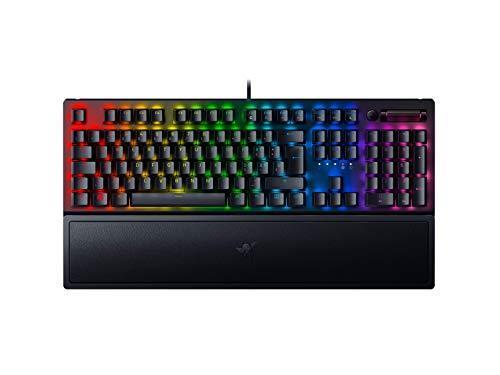 Razer RZ03-03540700-R3H1 BlackWidow V3, Tastiera da gaming con illuminazione Chroma RGB, Rotella digitale multi-funzione e tasti multimediali, Poggia polsi ergonomico, Nero, Italiano Layout - 2