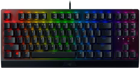 Razer BlackWidow V3 Tenkeyless - Tastiera meccanica compatta con Razer Chroma RGB (Switch Meccanici Gialli Razer, Dotata di Razer Chroma RGB, Opzioni di Cable-Routing) US Layout  Nero