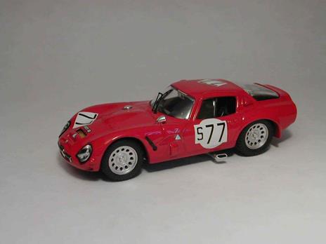 Alfa Romeo Tz2 #77 13Th 1000 Km Nurburgring 1966 Bianchi / Schultze 1:43 Model Bt9229