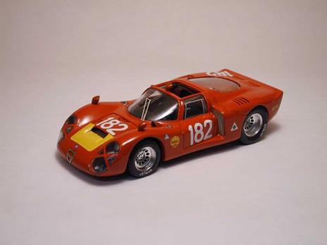 Alfa Romeo 33.2 #182 6Th Targa Florio 1968 G. Baghetti / G. Biscaldi 1:43 Model Bt9191