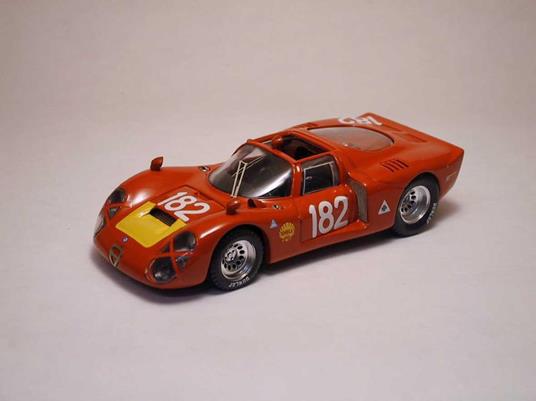 Alfa Romeo 33.2 #182 6Th Targa Florio 1968 G. Baghetti / G. Biscaldi 1:43 Model Bt9191