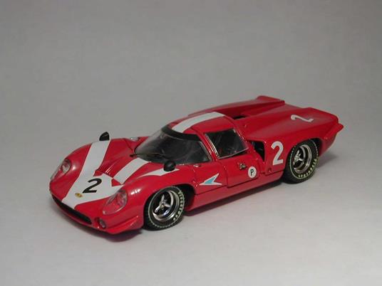 Lola T70 Coupè #2 Retired 6H Brands Hatch 1967 Surtees / Hobbs 1:43 Model Bt9231