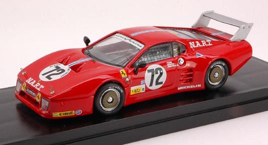 Ferrari 512 Bb #72 9Th Lm 1982 A. Cudini / J. Morton / J. Paul Jr.1:43 Model Bt9382