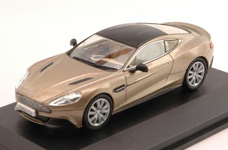 Aston Martin Vanquish Coupè 2001 Gold W/ Black Roof 1:43 Model Oxfamv002
