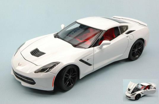 Corvette Stingray Z51 2014 White 1:18 Model Mi31677W
