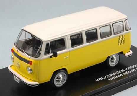 Volkswagen Vw T2 Bus Kombi 1976 Yellow / White 1:43 Model T9-43021 - 2