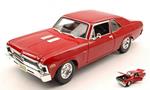 Chevrolet Nova Ss Coupè 1970 Red 1:18 Model Mi31132R