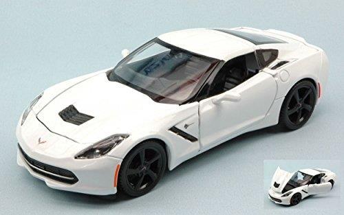 Chevrolet Corvette Stingray 2014 White 1:24 Model Mi31505W