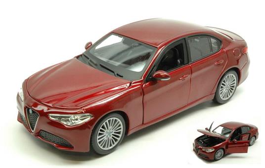 Alfa Romeo Giulia 2016 Red 1:24 Model Bu21080R - 2