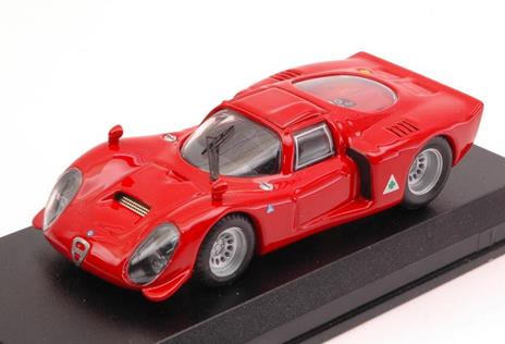 Alfa Romeo 33.2 Prova 1968 Red 1:43 Model Bt9114