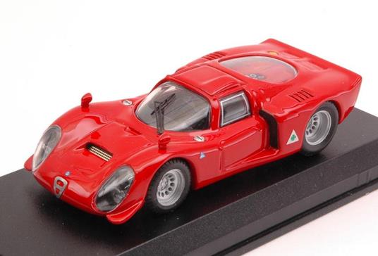 Alfa Romeo 33.2 Prova 1968 Red 1:43 Model Bt9114