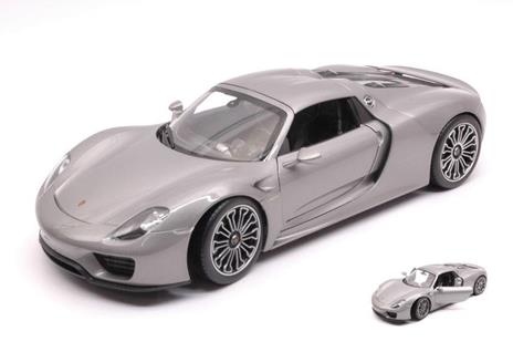 Porsche 918 Spyder Hard Top Silver 1:18 Model We18051Hs - 2