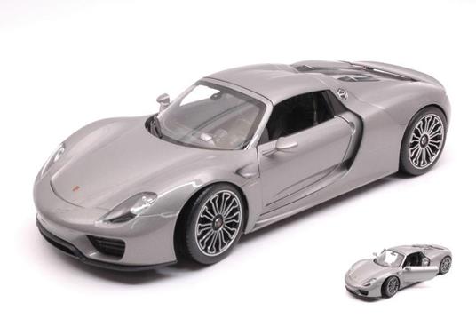 Porsche 918 Spyder Hard Top Silver 1:18 Model We18051Hs