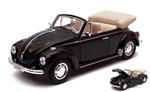 Volkswagen Vw Beetle Cabrio 1960 Black 1:24 Model We22091Bk