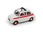 Fiat 500 1959 Tetto Apribile Sport 2A Serie Aperta Bianco / Rosso 1:43 Model Bm0603