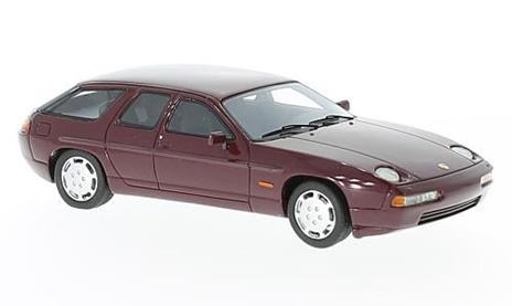 Porsche 928 H50 Concept 1987 Dark Metallic Red 1:43 Model Neo47130 - 2