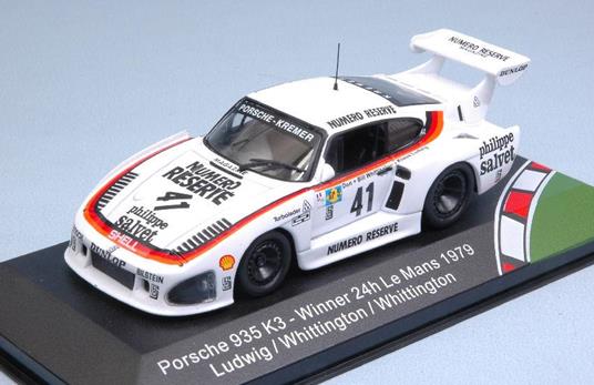 Porsche 935 K3 #41 Winner Lm 1979 K. Ludwig / B. & D. Whittington 1:43 Model BALCMR43005