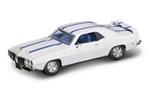 Pontiac Firebird Trans Am 1969 White W/ Blue Stripes 1:43 Model LDC94238W