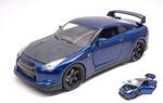 Brian's Nissan Gt-R 2009 Fast & Furious 7 Blue 1:24 Model Jada97036