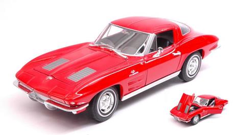 Chevrolet Corvette 1963 Red 1:24-27 Model We24073R