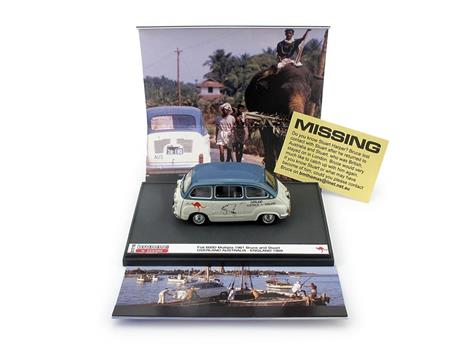 Fiat 600D Multipla Australia / Inghilterra Overland 1969 (Limited 250 Pcs) 1:43 Model Bms1716