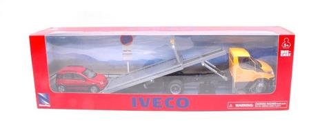 Iveco Daily Giallo C/ Panda Rossa 1:43 Model Ny15875Pr