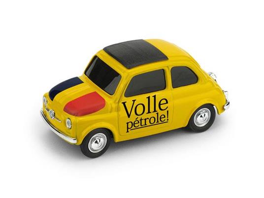 Fiat 500 Brums Belgio VOLLE PETROLE/EEN FRIET JE STEKEN? 1:43 Model BMBR061 - 2