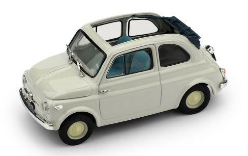 Fiat 500 Economica Aperta 1957 Grigio Chiaro 1:43 Model Bm0340-01 - 2