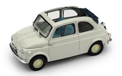 Fiat 500 Economica Aperta 1957 Grigio Chiaro 1:43 Model Bm0340-01
