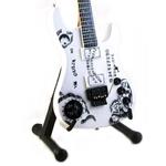 Chitarra in miniatura Metallica. Kirk Hammett. Ibanez Ouija Withe