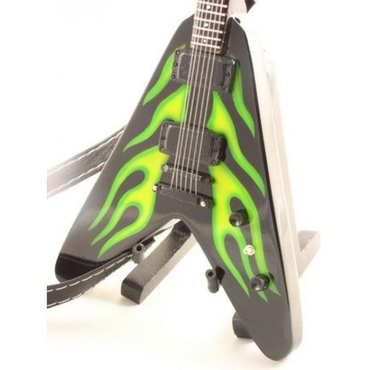 Mini chitarra da collezione replica in legno. Metallica. James Hetfield. Hot Rod