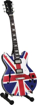 Mini Guitar Oasis N Gallagher Union Jack