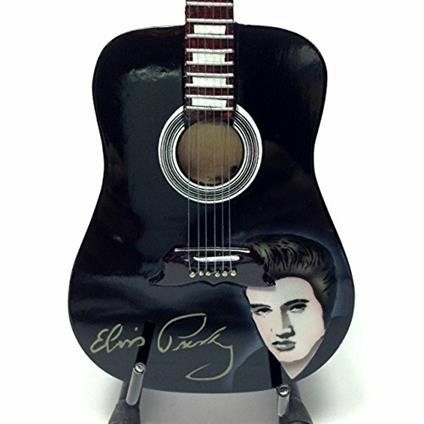 Chitarra in miniatura Elvis Presley. Acoustic Signed