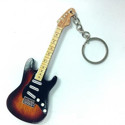 Portachiavi in Legno Forma Chitarra Mod. Exclusive. Deep Purple. Ritchie Blackmore