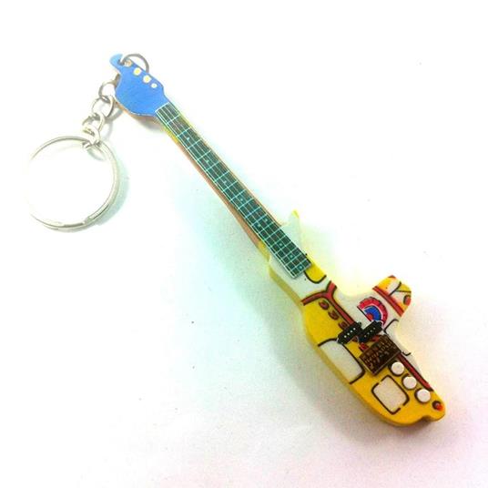 Portachiavi in Legno Forma Chitarra Mod. Exclusive The Beatles Yellow Submarine