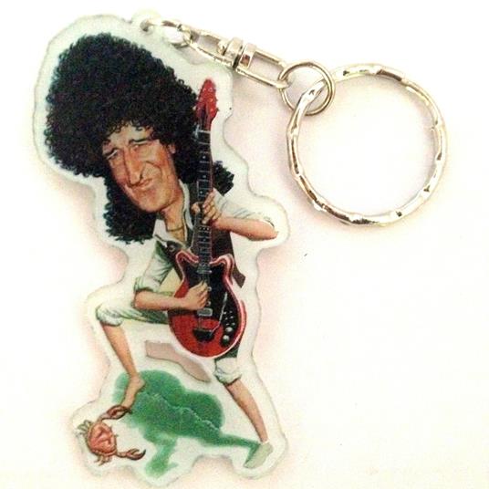 Portachiavi in acrilico caricature Music Legends - Brian May - Queen