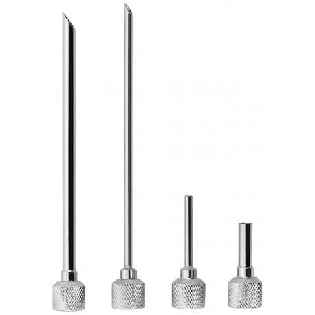 Set 4 Beccucci Iniettori 3 e 5mm in Acciaio inox