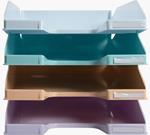 Exacompta 113296S Polistirene (PS) Blu, Colore menta, Arancione, Viola