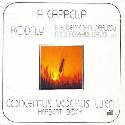 A cappella - CD Audio di Zoltan Kodaly