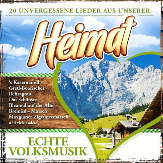 20 Unvergessene Lieder - CD Audio