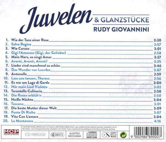 Juwelen & Glanzstucke - CD Audio di Rudy Giovannini