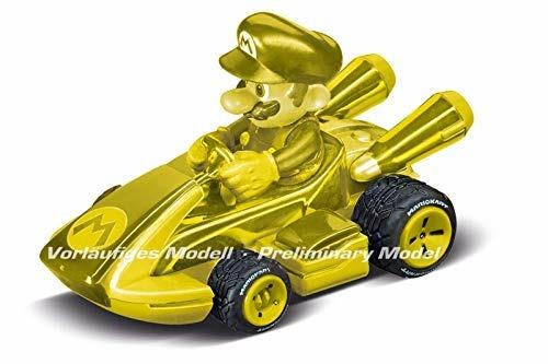 Super Mario Gold Nintendo Mario Kart Mini RC. Carrera 37090376