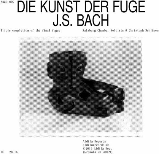 Die Kunst Der Fuge - CD Audio di Johann Sebastian Bach