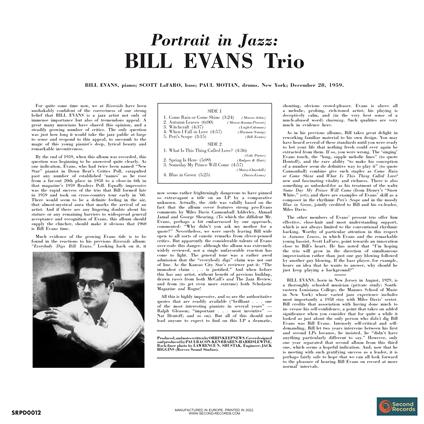 Portrait In Jazz - Vinile LP di Bill Evans