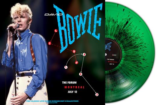 Live At The Forum In Montreal 12th July 1983 (Green-Black Splatter Vinyl) - Vinile LP di David Bowie